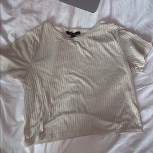 Forever 21 loose top . Ribbed tan top